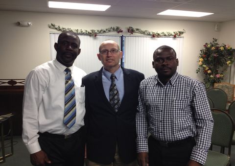 Pastor Odman, Tony Ledbetter and Pastor Berthony Elucien