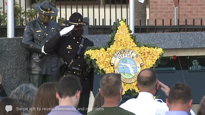 Memorial Service for Fallen Florida Officer